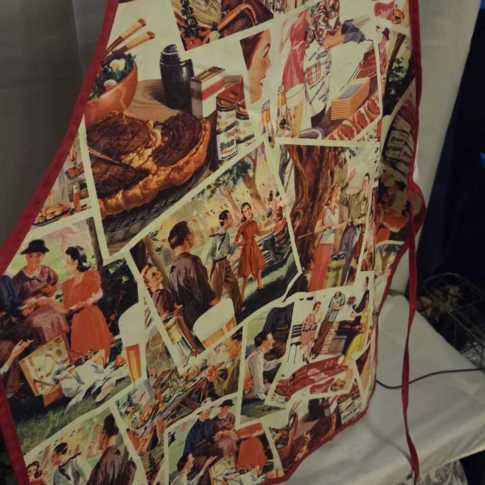 Grill Master Energy | Miller High Life Retro Beer Advertising Apron BBQ Ready